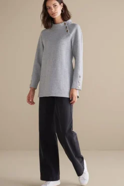 Outlet Soft Surroundings Brooke Tunic Black/WhiteCombo