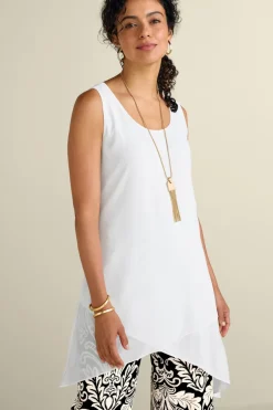 New Soft Surroundings Celine Tunic I IvoryPearl