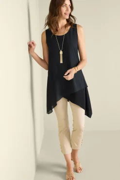 New Soft Surroundings Celine Tunic I IvoryPearl