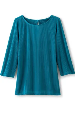 Discount Soft Surroundings Cella Plisse Tunic DeepLagoon