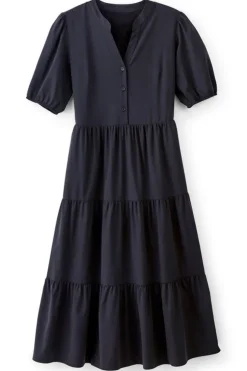 Soft Surroundings Claudia Midi Dress Black