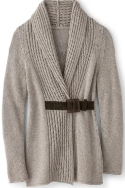 Clearance Soft Surroundings Country Weekend Sweater Taupe