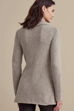 Clearance Soft Surroundings Country Weekend Sweater Taupe