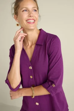 New Soft Surroundings Danielle 3/4 Sleeve Tunic