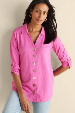 New Soft Surroundings Danielle 3/4 Sleeve Tunic