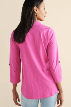 New Soft Surroundings Danielle 3/4 Sleeve Tunic