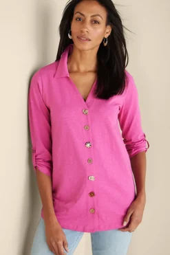 New Soft Surroundings Danielle 3/4 Sleeve Tunic