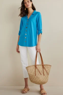 New Soft Surroundings Danielle 3/4 Sleeve Tunic