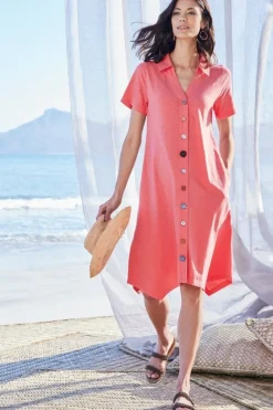 Outlet Soft Surroundings Danielle Button Dress