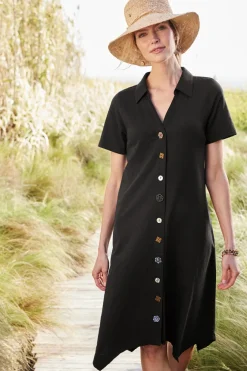 Outlet Soft Surroundings Danielle Button Dress