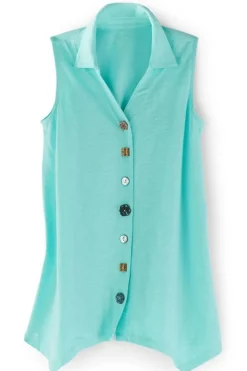Soft Surroundings Danielle Button Tank
