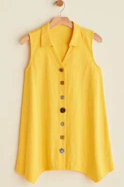 Soft Surroundings Danielle Button Tank