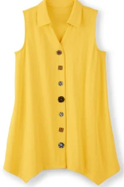 Soft Surroundings Danielle Button Tank