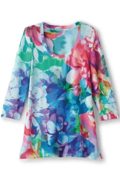 Online Soft Surroundings Darcy Tunic PinkSpringFloral