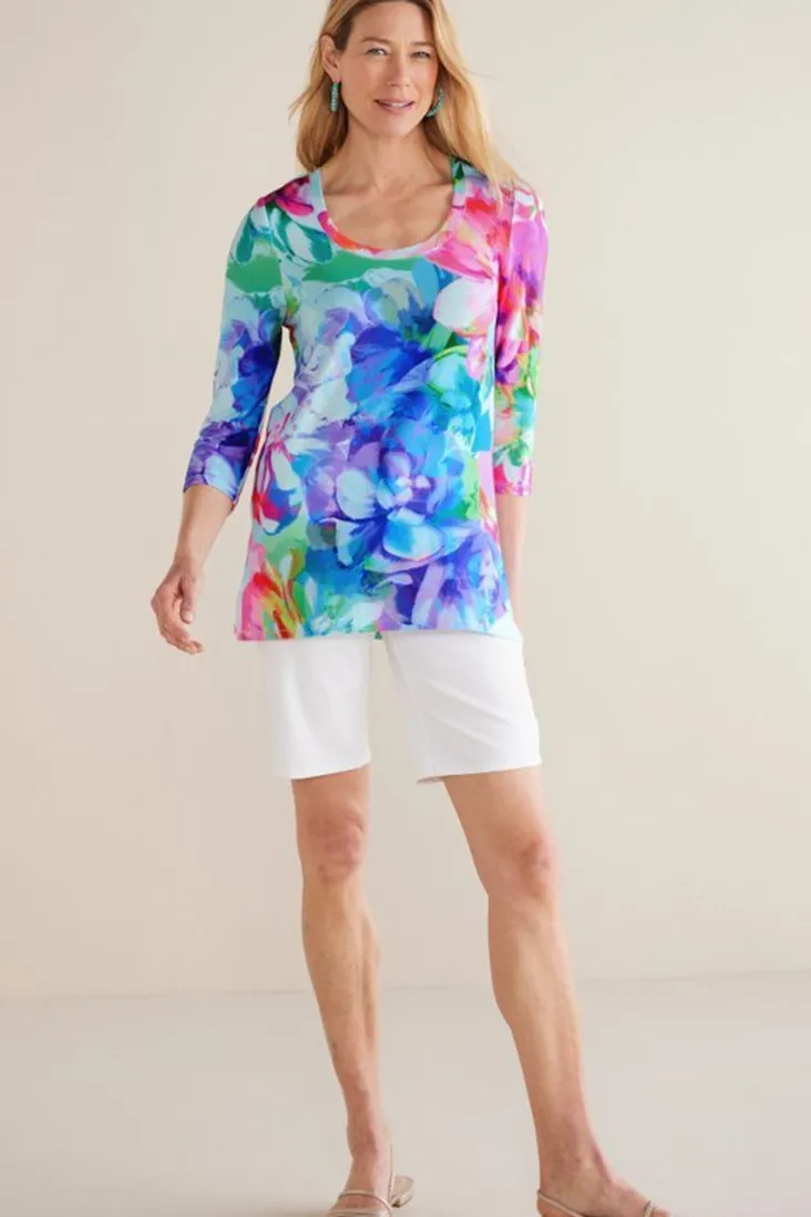Online Soft Surroundings Darcy Tunic PinkSpringFloral