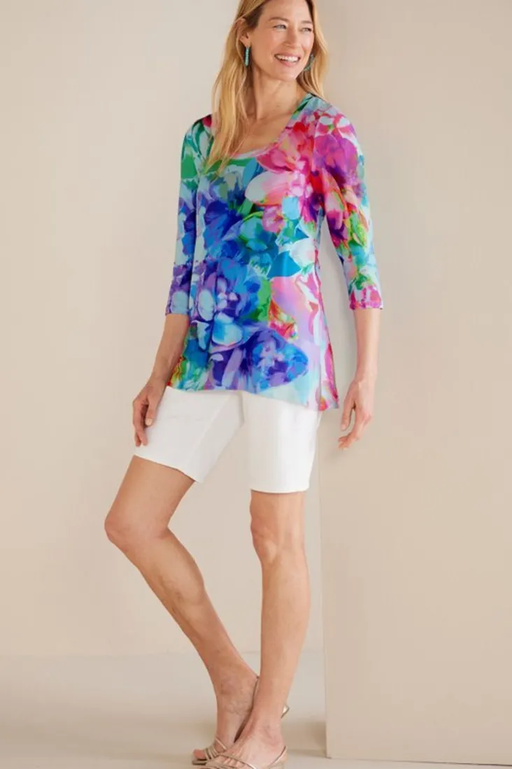 Online Soft Surroundings Darcy Tunic PinkSpringFloral