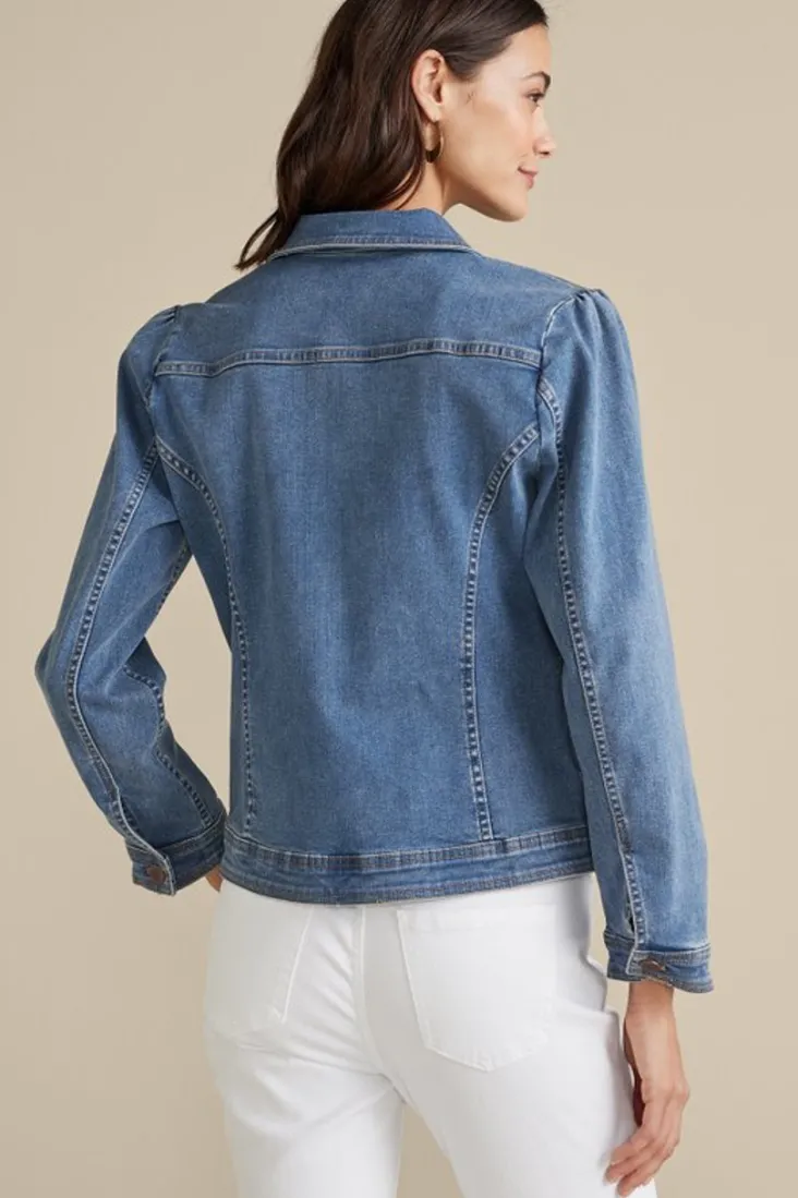 Best Soft Surroundings Diana Shapely Denim Jacket
