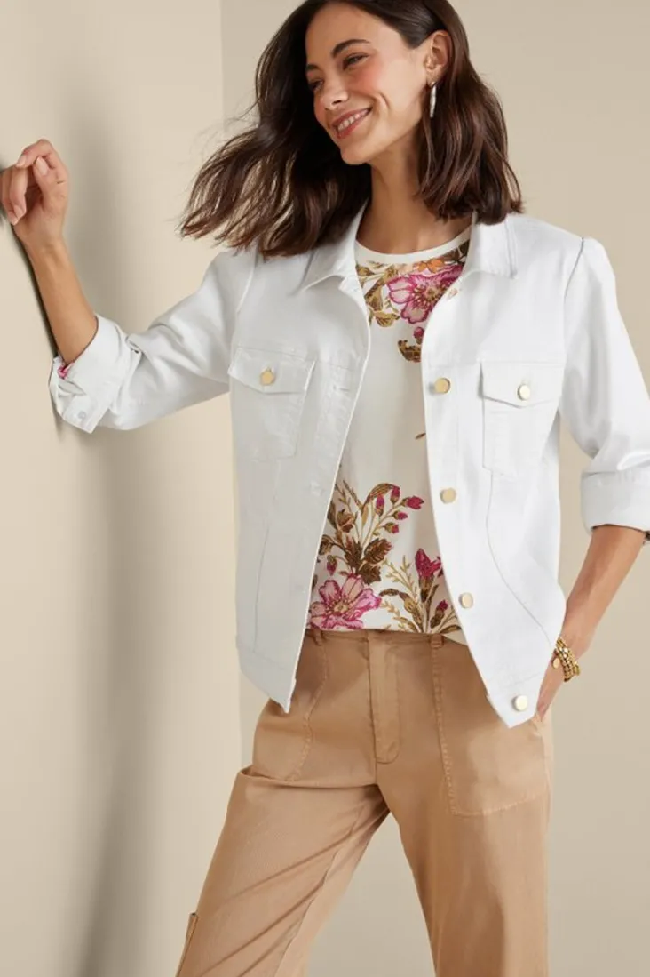 Best Soft Surroundings Diana Shapely Denim Jacket