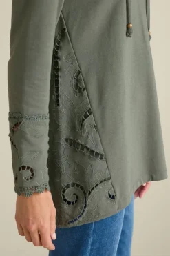 Discount Soft Surroundings Dionne Top Olive
