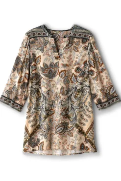 Hot Soft Surroundings Dona 3/4 Sleeve Tunic ScandinavianScarf