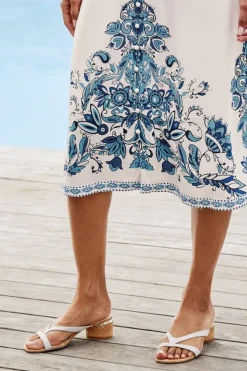Discount Soft Surroundings Donald Pliner Mida Cork Heel Slide