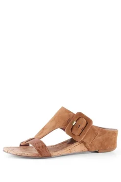 Sale Soft Surroundings Donald Pliner Ofelia Wedge Slide PaleGold