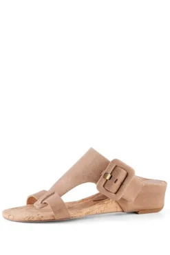 Sale Soft Surroundings Donald Pliner Ofelia Wedge Slide PaleGold