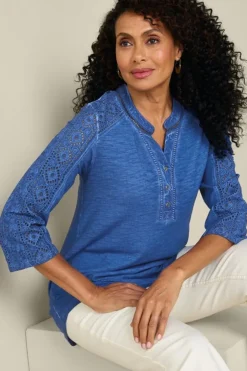 New Soft Surroundings Draco Tunic CoastalBlue