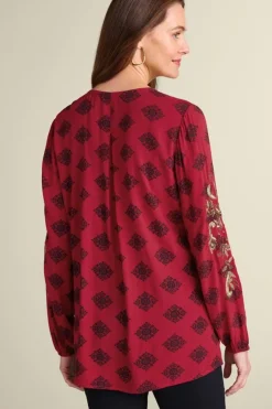 Sale Soft Surroundings Eboni Embellished Tunic DitsyFoulard
