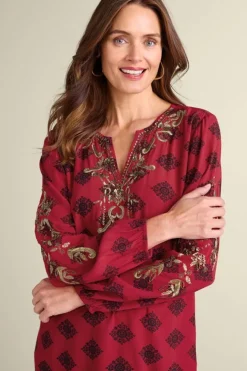 Sale Soft Surroundings Eboni Embellished Tunic DitsyFoulard