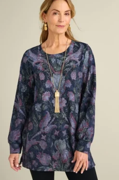 New Soft Surroundings Edith French Terry Tunic