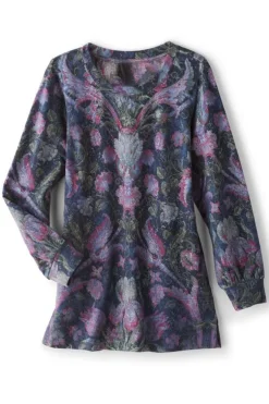 New Soft Surroundings Edith French Terry Tunic