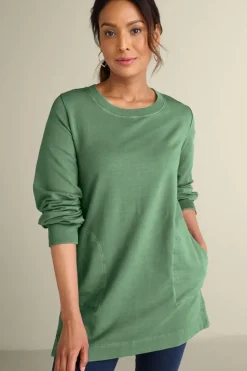 New Soft Surroundings Edith French Terry Tunic