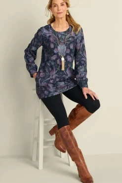 New Soft Surroundings Edith French Terry Tunic