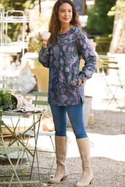 New Soft Surroundings Edith French Terry Tunic