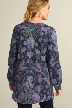 New Soft Surroundings Edith French Terry Tunic