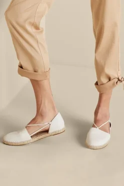 Clearance Soft Surroundings Eileen Fisher Lee Stretch Espadrille Bone