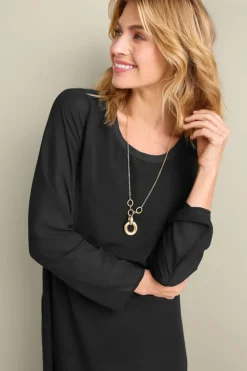 Clearance Soft Surroundings Elegance Tunic Black