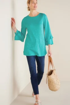Outlet Soft Surroundings Erin Linen Blend Tunic