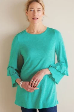 Outlet Soft Surroundings Erin Linen Blend Tunic