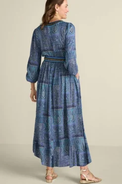 Best Soft Surroundings Eugenie Maxi Dress AzoresScarf