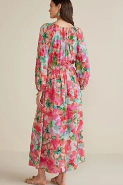 Best Soft Surroundings Evalina Maxi Dress TropicalFloral