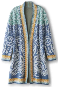 Clearance Soft Surroundings Ezer Jacquard Duster WeekendScarf