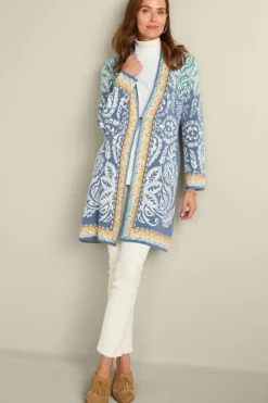 Clearance Soft Surroundings Ezer Jacquard Duster WeekendScarf