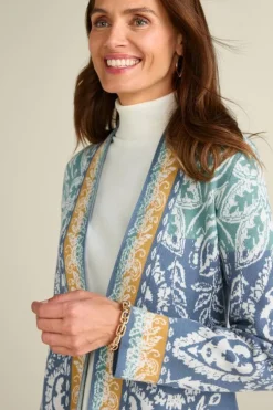 Clearance Soft Surroundings Ezer Jacquard Duster WeekendScarf