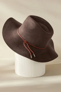 Best Soft Surroundings Fallon Packable Fedora Cocoa