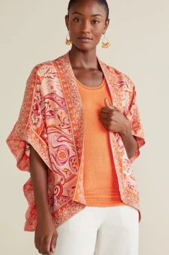 Best Soft Surroundings Farida Topper PinkBeachPaisley