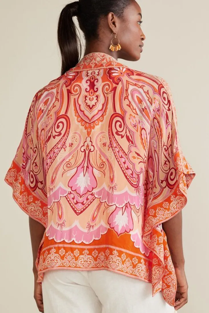 Best Soft Surroundings Farida Topper PinkBeachPaisley