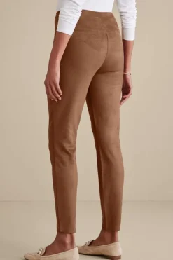 Discount Soft Surroundings Faux Suede Pull-On Leggings