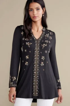 Best Soft Surroundings Festa Tunic Black